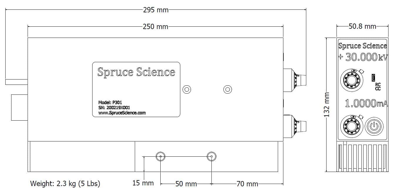 Lab Mate High Voltage Power Supply Superior 30 Kv 1231